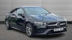 Black Used 2022 Mercedes CLA180 AMG line Sedan | £23,350 (Fair price)