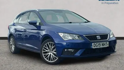 Usado Seat Leon SE Dynamic 115 HP (84 kW) 2019 Azul Carrinha