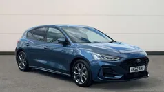 Blue metallic Used 2022 Ford Focus ST-Line Hatchback | £14,292 (Fair price)