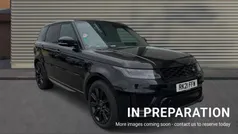 Metallic santorini black Used 2021 Land Rover Range Rover Sport HSE Dynamic SUV | £38,427 (Fair price)