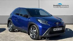 Juniper blue metallic Used 2022 Toyota Aygo Hatchback | £11,500 (Fair price)