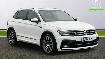 White Used 2017 VW Tiguan Sportline SUV | £17,599 (Fair price)