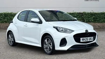 New Mazda 2 Exclusive-Line 116 HP (85 kW) 2026 White Hatchback