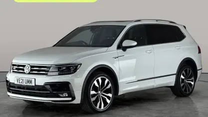 Used VW Tiguan Allspace R-line 150 HP (110 kW) 2021 White SUV