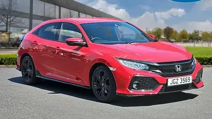 Used Honda Civic Sport 182 HP (133 kW) 2018 Red Hatchback