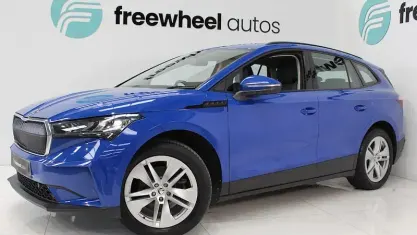 Used Skoda Enyaq iV ecoSuite 131 kW (179 HP) 2023 Blue SUV