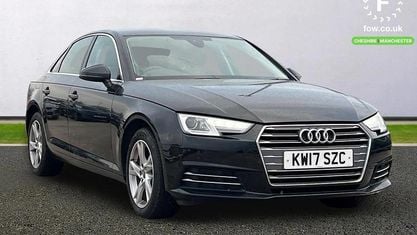 Begagnad Audi A4 Sport 150 HK (110 kW) 2017 Svart Sedan
