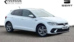 Pure white Used 2023 VW Polo R-line Hatchback | £16,990 (Fair price)