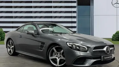 Second-hand Mercedes SL400 AMG line 367 CP (269 kW) 2019 Cabrio