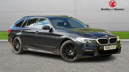 Black Used 2019 BMW 520 M Sport Estate | £19,495 (Fair price)