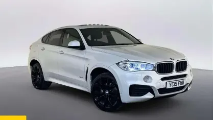 Begagnad BMW X6 M Sport 258 HK (189 kW) 2019 Vit SUV