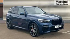 Blue Used 2022 BMW X5 M Sport SUV | £44,209 (Good price)