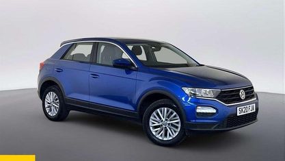 Usado VW T-Roc S 116 HP (85 kW) 2020 Azul SUV