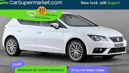Begagnad Seat Leon SE Dynamic 116 HK (85 kW) 2020 Vit Halvkombi