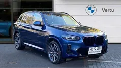 Blue Used 2022 BMW X3 M Sport SUV | £36,146 (Fair price)