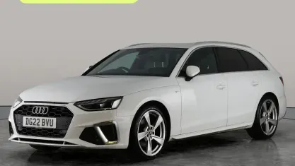 Used Audi A4 S-Line 150 HP (110 kW) 2021 White Estate