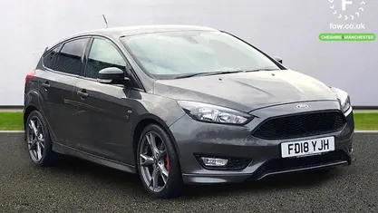 Grey Used 2017 Ford Focus ST-Line X Hatchback | £11,699 (Fair price)
