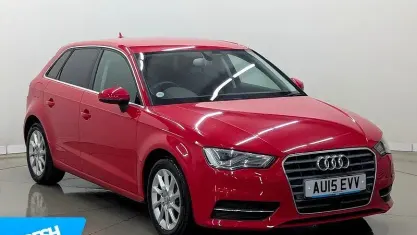 Used Audi A3 Sportback Sport 116 HP (85 kW) 2018 Red Hatchback