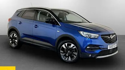 Used Vauxhall Grandland X Design Edition 131 HP (96 kW) 2019 Blue SUV