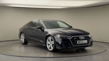 Firmament blue Used 2022 Audi A7 Sportback S-Line Hatchback | £26,300 (Super price)
