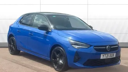 Used Vauxhall Corsa SRi 101 HP (74 kW) 2021 Blue Hatchback