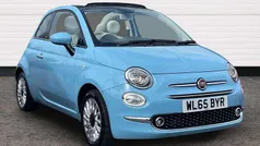 Blue Used 2016 Fiat 500C Lounge Cabriolet | £7,450 (Fair price)