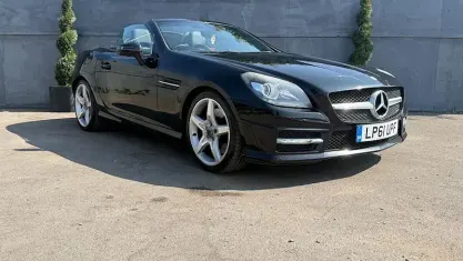 Used Mercedes SLK200 AMG 184 HP (135 kW) 2012 Black Cabriolet