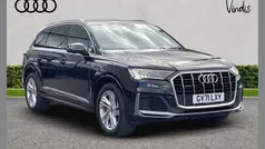 Black Used 2022 Audi Q7 S-Line SUV | £36,962 (Fair price)