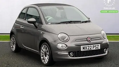 Grey Used 2022 Fiat 500C Dolcevita Cabriolet | £11,699 (Fair price)