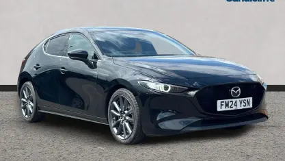 Begagnad Mazda 3 Takumi-Line 162 HK (119 kW) 2023 Svart Halvkombi