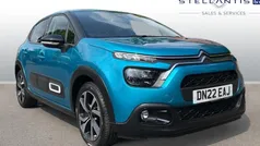 Blue Used 2022 Citroën C3 PureTech Hatchback | £13,705 (Fair price)