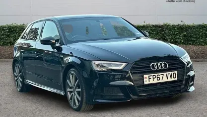 Used Audi A3 Sportback Black Edition 150 HP (110 kW) 2017 Black Hatchback
