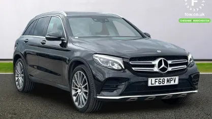 Used Mercedes GLC250 AMG line 204 HP (150 kW) 2018 Black SUV