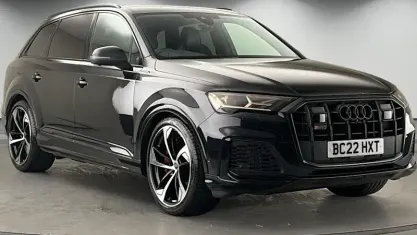 Used Audi SQ7 Black Edition 507 HP (372 kW) 2022 Mythos black metallic/mythos black metallic SUV
