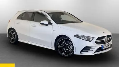 Used Mercedes A35 AMG AMG 306 HP (225 kW) 2019 White Hatchback
