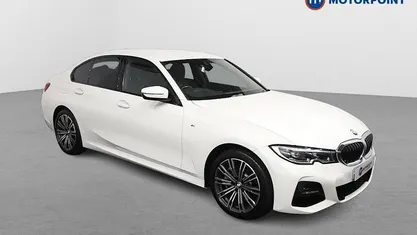 White Used 2021 BMW 330e M Sport Sedan | £21,249 (Fair price)