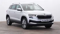 Brilliant silver metallic Used 2024 Skoda Karoq SE L SUV | £21,000 (Fair price)