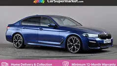 Blue Used 2022 BMW 520 M Sport Sedan | £27,497 (Fair price)