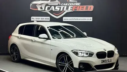 Begagnad BMW 118 M Sport 136 HK (100 kW) 2019 Vit Halvkombi
