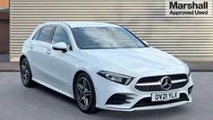 White Used 2021 Mercedes A200 AMG line Hatchback | £18,901 (Fair price)