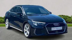 Black Used 2020 Audi A3 S-Line Sedan | £21,809 (Fair price)