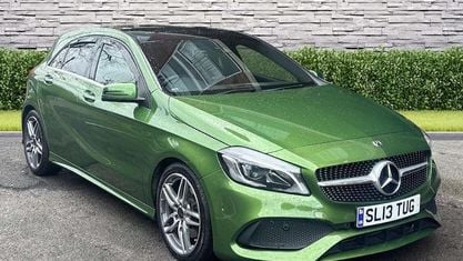 Używany Mercedes A220 AMG Line Premium Plus 177 KM (130 kW) 2017 Zielony Hatchback