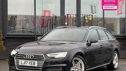 Used Audi A4 S-Line 190 HP (139 kW) 2017 Black Estate