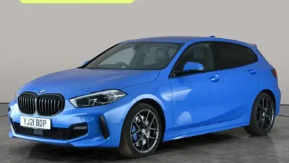 Used BMW 118 M Sport 136 HP (100 kW) 2021 Blue Hatchback