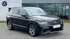 Deep black pearlescent Used 2023 VW Tiguan R-line Edition SUV | £27,907 (Fair price)
