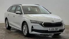 Moon white metallic Used 2025 Skoda Octavia SE Technology Estate | £21,499 (Fair price)