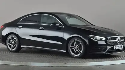Begagnad Mercedes CLA220 AMG line 190 HK (139 kW) 2021 Svart Sedan