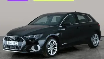 Begagnad Audi A3 Sportback Sport 116 HK (85 kW) 2021 Svart Halvkombi