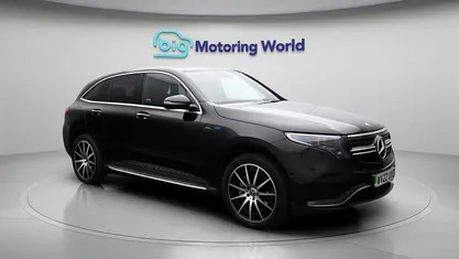 Used Mercedes EQC400 AMG line 300 kW (408 HP) 2022 Black SUV
