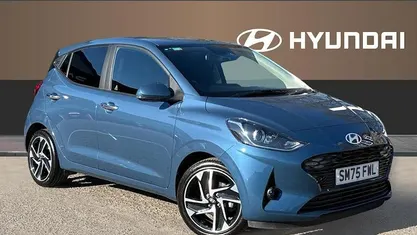 Begagnad Hyundai i10 Premium 79 HK (58 kW) 2025 Blå Halvkombi